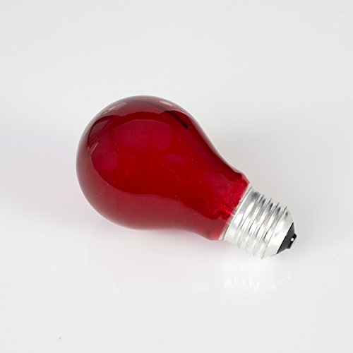 farbleucht Moyen A19 230 V/40 W culot e-mail/27/Rouge Party éclairage - colorées Ampoule - showking Cover