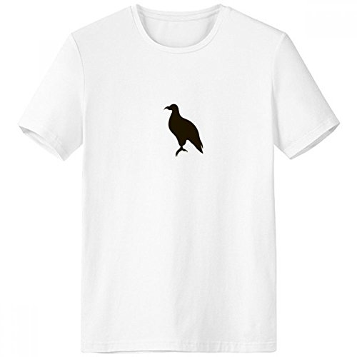 T-shirt homme imprimé aigle noir pour les activités sportives d été