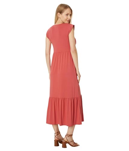 Image of Tommy Hilfiger Women's Tiered Stripe Midi Dress
