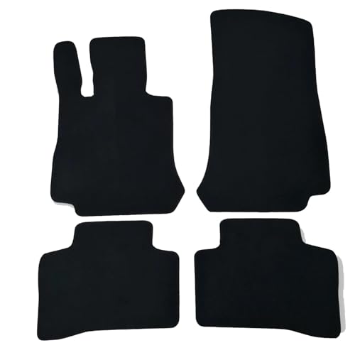 Tapis de sol noirs pour auto Classe GLC X253 versions de 2015 à 2024 incluses