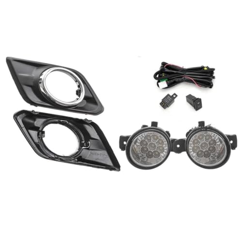 Feux antibrouillard LED pour Nissan X-Trail T32 et Rogue 2014-2016 avec kit de câbles complet