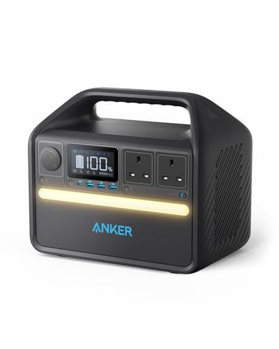 Anker 535 Portable Power Station, 512Wh Portable Generator, 500W 7 