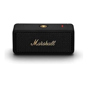 Marshall Emberton II Portable Bluetooth Speaker, Black & Brass