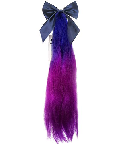 3T-SISTER Queue De Cheval Tressée De Casque De Moto Ponytail Decoration Casque De Moto Perruque De Casque 22 Pouces 1 pièces Cover