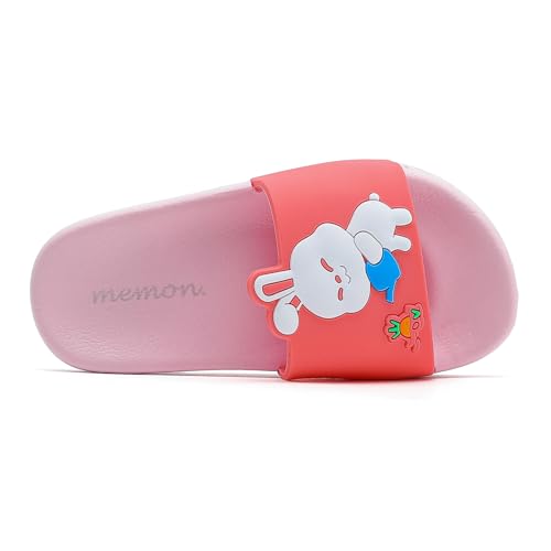 Image of MEMON Toddler Little Kids Dinosaur Beach /Pool /Shower Slides /Anti-Skid Home Bath Slippers /Cute Summer Outdoor Shoes for Girls and Boys