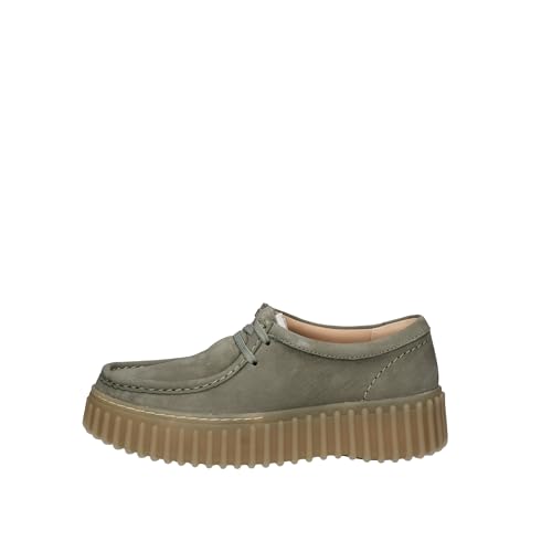 CLARKS Torhill Bee chaussures femme mocassins à lacets en daim