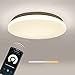 ANTELA Lámpara Techo LED Wifi 12W Plafón LED Ronda Blanco Control Por App y Voz, Compatible Con Alexa Google, Brillo y Temperatura De Luz Ajustables Para Dormitorio Estudio Pasillo Sala Comedor(Φ26cm)