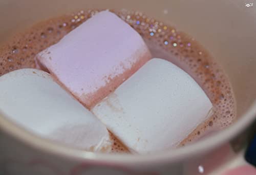 Veganic Block Marshmallows Pure Veg 175g 80 Pieces Strawberry Vanilla Flavor Mini Marshmallow Candy Soft And Tasty Candy Perfect For Kids Adults