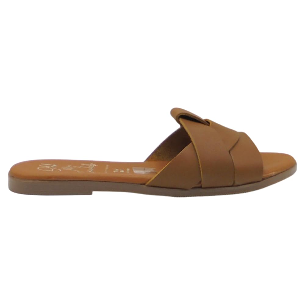 Oh! My Sandals - 5805 Sandalias Mujer cómodas de Piel con Planta Gel Acolchada y Suela Antideslizante para: Mujer