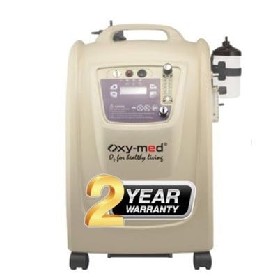 OxyMed Oxygen Concentrator 10 LPM | High Flow Medical-Grade Oxygen Machine for Home & Hospital Use | Dual Flow System | 2-Year Warranty – Apollo Homecare