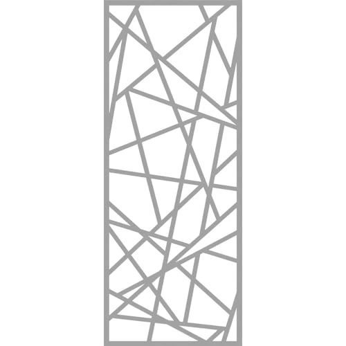 Image of 29 3 /8 inchW x 74 3 /8 inchH x 3 /8 inchT Conway Decorative Fretwork Wall Panels in Architectural Grade PVC