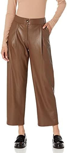 The Drop Women’s Theor Vegan Leather Trouser