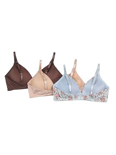 TAHARI Girls' 3-Pack Molded Wireless Bras2