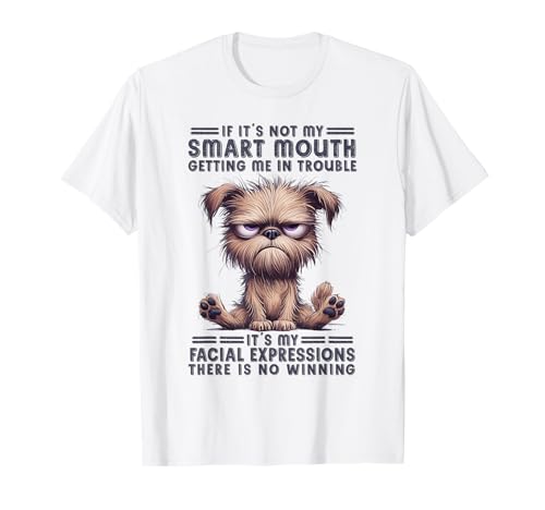 If It's Not My Smart Mouths Getting Me In Trouble Funny Cat T-Shirt
