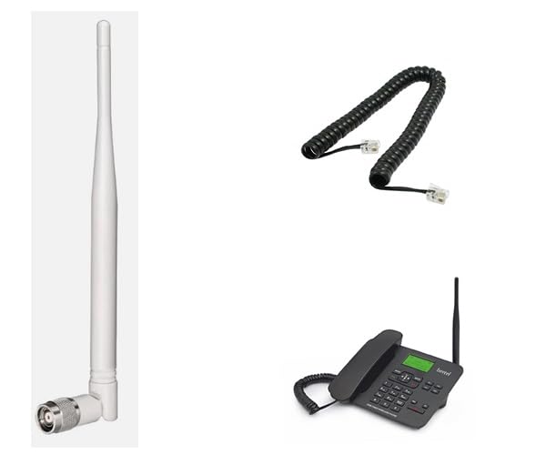 Antenna for BeeetelBeetel F2N Sim Based Fixed Line Wireless Phone White with Phone Spring Wire Cord, AntennaWhite Color (Antenna& Spring Cord Only)-image-16