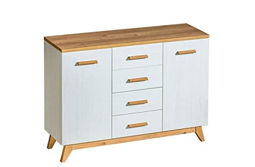 AYily Moderner Buffet-Akzent-Schrank Schubladenschrank Kommode F9 Mit...