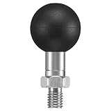 FANAUE 1'' Ball Adapter with M8 x 1.25 Metric Thread Compatible with RAM Mounts B Size 1 Inch Ball Double Socket Arm for RAM Mounts Bike Motorcycle Cell Phone Holder Accessories