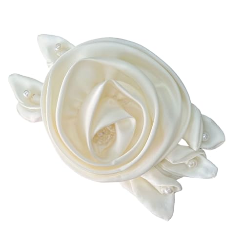 手作りのブローチドレスのためのエレガントなバラの花のスカーフ縫製アップリケの衣服の飾り