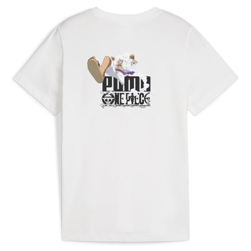 PUMA Kids Boys Graphic Crew Neck Short Sleeve X Op Casual Tops Casual - White - Size M2