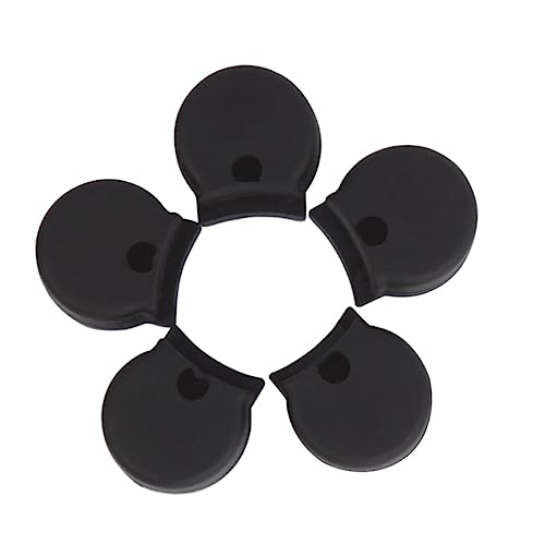HANABASS Rubber Clarinet Thumb Rests 5pcs Thumb Protection Ergonomic Rest Flute Finger Hand Instrument Safety Standard Size
