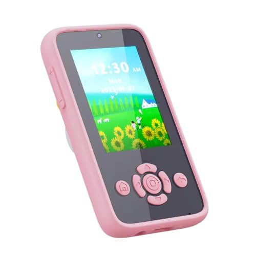 Image of MOKRUSH Kids Unicorn Smartphone Toy, 2.4 inch Screen, 8MP Camera, MP3 Player, Built-in Games (Pink)