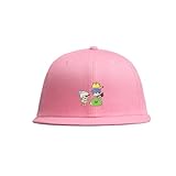 [MYJYG] ドラゴンクエストシリーズ スライム ヒップホップキャップ キャップ メンズ レディース 野球帽 Hip Hop風 帽子 カジュアル ゴルフ 旅行 UVカット 平ひさし帽 調節可能 フェイスリフト効果