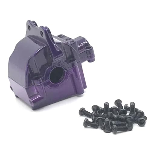 Couvercle Boîte Vitesses en Métal Purple Premium pour Voiture RC WLtoys 144001 124019