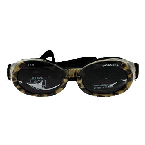 Preisvergleich Produktbild Doggles DGIL-37-S ILS Leopard Frame / Smoke Lens Hundesonnenbrille, S