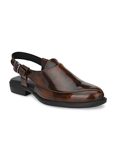 Image of Delize Men's Brown Roman Sandals