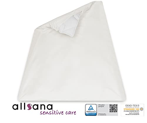 allsana Allergiker Deckenbezug 135x200 cm Allergie Bettwäsche Anti Milben Encasing Milbenschutz für Hausstauballergiker TÜV getestet - Image 6