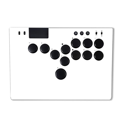 MightySkins Skin Compatible with Razer Kitsune - Solid White | Protective, Durable, and Unique Vinyl Decal wrap Cover | Easy to Apply & Change Styles | Made in The USA