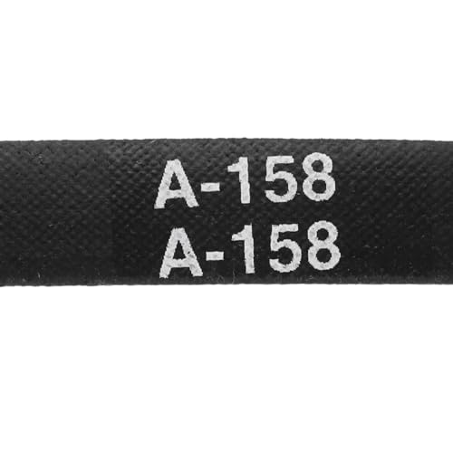 Image of uxcell 2pcs A158 or 4L1600 Classic Wrapped Rubber V-Belt, 158 inch(4000mm) Inside Circumference, A Profile V Belt