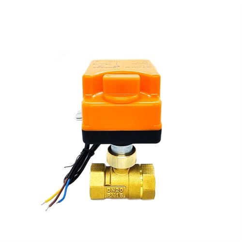 Vanne motorisée 3/4 laiton 12V contre les blocages avec commande manuelle - 2