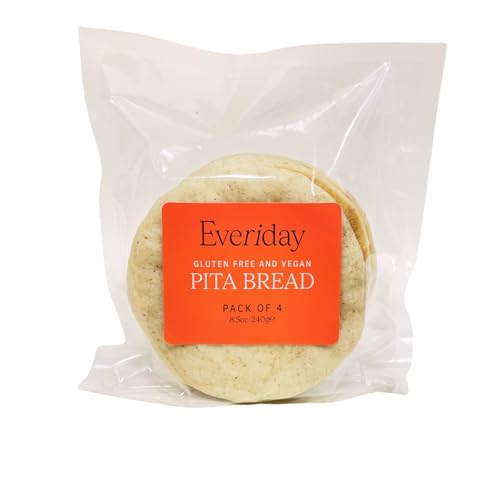 Everiday Pita Breads Gluten Free and Vegan (4 Pieces)
