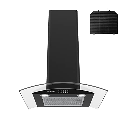 CIARRA CBCB6506B Curved Glass Cooker Hood