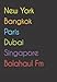 New York. Bangkok. Paris. Dubai. Singapore. Bolahaul Fm.: Funny Notebook | Journal | Diary, 110 pages, A5, lined paper. For people loving Bolahaul Fm.