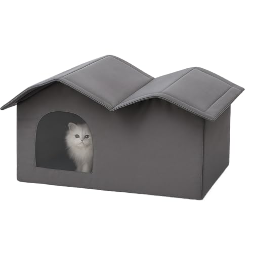室内用 キャットハウス - ペット クーリング ハウス | 冷却取り外し可能快適なペット用ケーブ 夏の暑さ対策 小型犬子猫向け