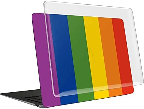 Skinit Case + Skin Compatible with MacBook Air 13in (2020) Originally Designed Vertical Rainbow Flag Design