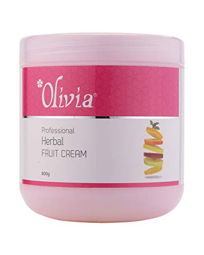 Image of Olivia Professional Herbal Fruit Cream with Natural Fruit & Herbal Extracts | Hydrating Face Cream for Soft, Radiant Skin | Enhances Texture, Elasticity & Skin Tone | For All Skin Types | 800g