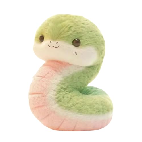 ヘビかわいいかわいい癒し干支ヘビ年抱き枕ヘビヘビ動物かわいいヘビ抱き枕かわいいヘビヘビ漫画ヘビ人形かわいい癒し愛らしいかわいいヘビ枕記念日結婚式クリスマスパーティー装飾プラン (グリーン,50cm)