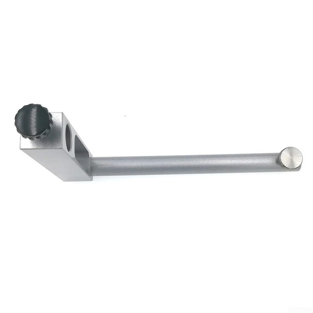 00760087 Brazo de fijación de sonda para medidor de altura HITE de 150 mm, soporte de inserción sin herramientas con ángulo ajustable, soporte de montaje de acero resistente al desgaste para sondas