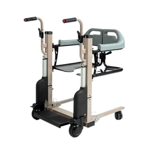 Hhmmei2024-23 Andador con Ruedas Máquina de traslado eléctrica for Personas Mayores encamadas Andadores para Personas Mayores(Grey)