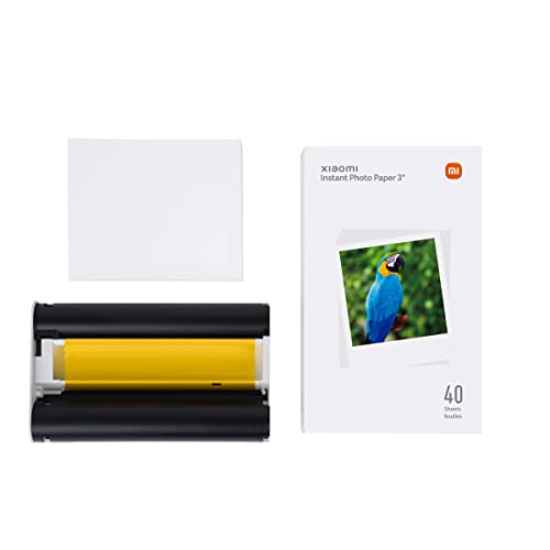 Xiaomi Instant Photo Paper 3' - Papel Fotográfico para Impresora Xiaomi Instant Photo 1S...