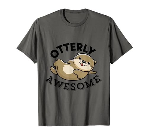Otter Lover Otterly Impresionante diseño de juego de palabras Camiseta