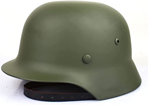 Aifordge Green WWII German Elite Wh Army M35 M1935 Steel Helmet Stahlhelm