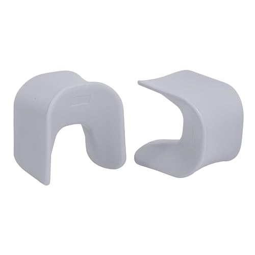 ECR4Kids Wave Seat Perch Stool, 18in - 19.6in Seat Height, Flexible Seating, Light Grey, 2-Pack by ECR4Kids - Used condition - US$17.35