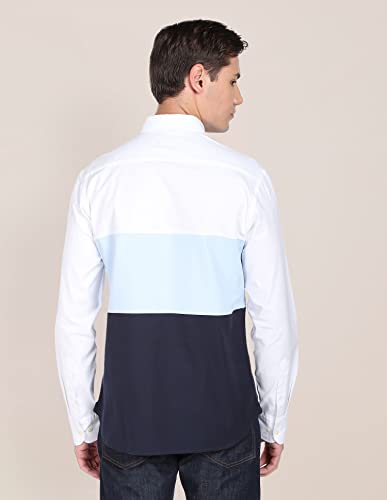 Image of U.S. POLO ASSN. Tailored Fit Shirt for Men - Cotton, Breathable & Comfortable, Full Sleeves Casual Shirt for Men
