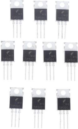 Stookin TIP32C Transistor Darlington Tube Inline TO-220 Voltage Regulator (10 Pcs) Electronic Components