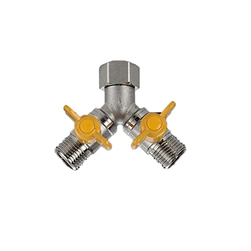 Robinet à boisseau sphérique à gaz à 2 voies, 2 voies avec marche/arrêt individuel, robinet...