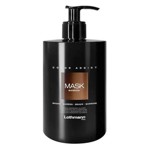 Lothmann Paris - Mask Color Addict Regénérant Colorant Cheveux Marron (Châtain) - 450ml